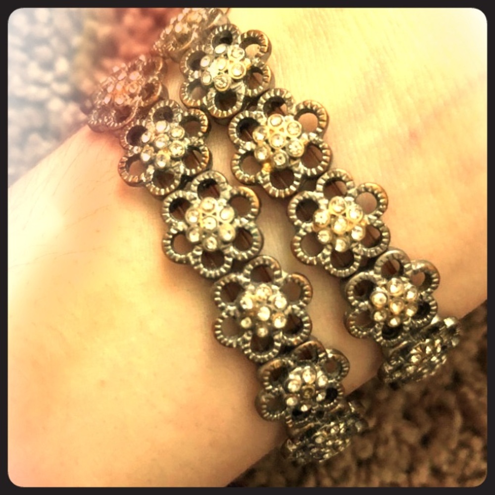 Two Flower Bracelets